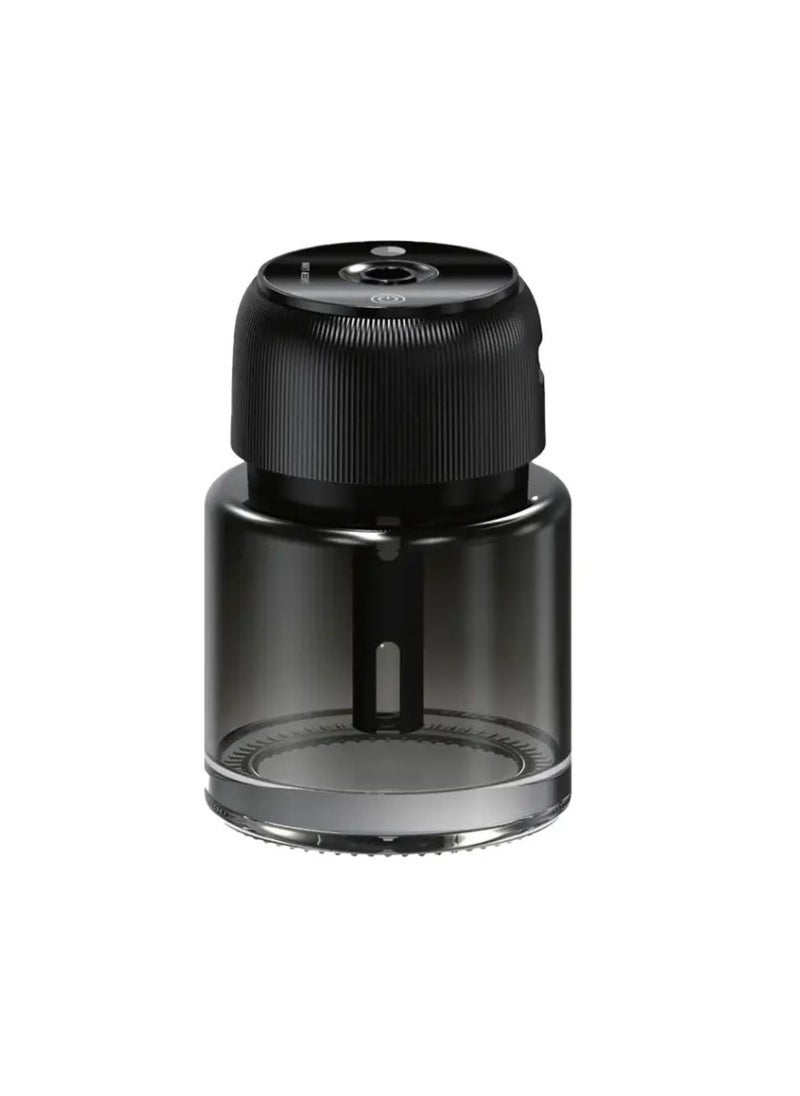 Fragrance Diffuser 130mL, 3 Spray Modes, Touch Control, LED Display, 1 Hour Charging Time, 200mAh Battery, 20 m² Coverage, 3-4 Hours Working Time - Black