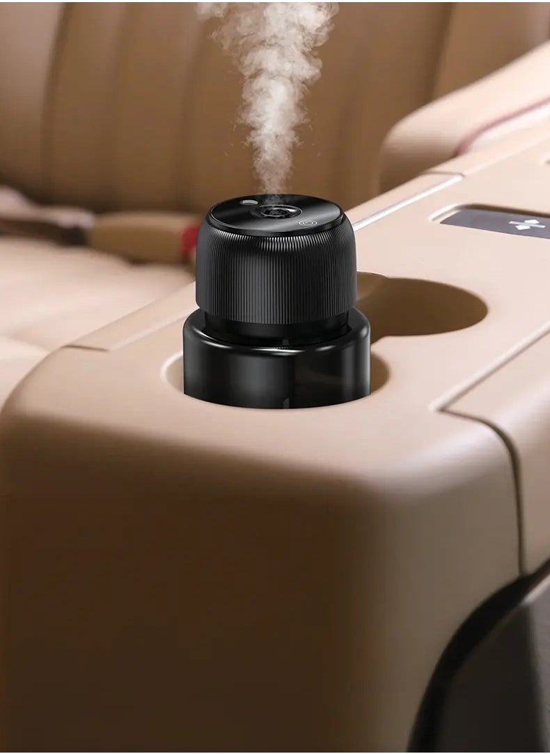 Fragrance Diffuser 130mL, 3 Spray Modes, Touch Control, LED Display, 1 Hour Charging Time, 200mAh Battery, 20 m² Coverage, 3-4 Hours Working Time - Black