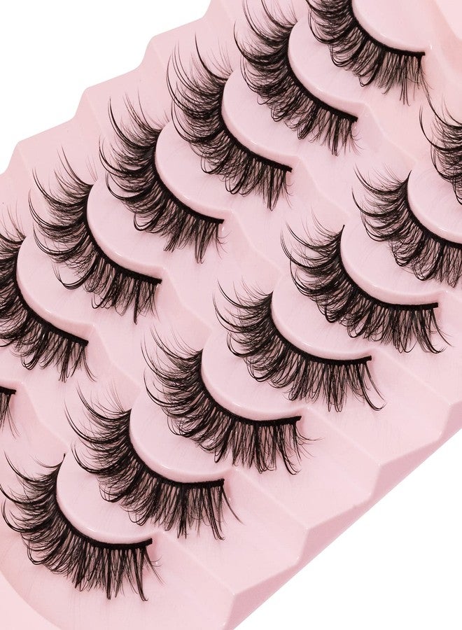 DYSILK Fluffy Lashes Mink Eyelashes - Mink Lashes Fluffy 7 Pairs 8D Faux Mink Eyelashes Wispy Fluffy Natural Look False Eyelashes Long Lashes Pack Mink Lashes Soft Reusable Eye Lashes | Slay 18mm - Image 2