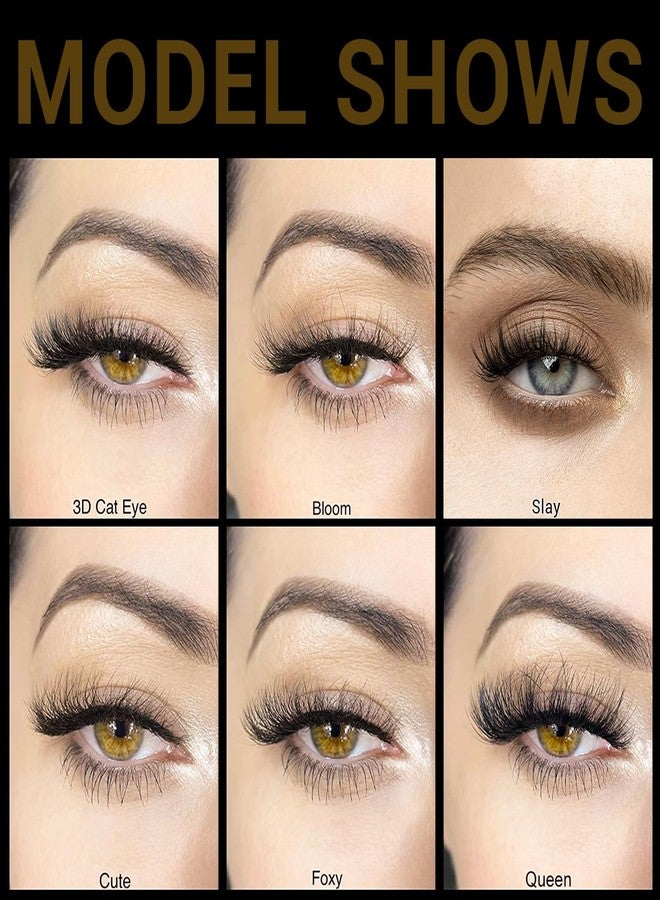 DYSILK Fluffy Lashes Mink Eyelashes - Mink Lashes Fluffy 7 Pairs 8D Faux Mink Eyelashes Wispy Fluffy Natural Look False Eyelashes Long Lashes Pack Mink Lashes Soft Reusable Eye Lashes | Slay 18mm - Image 3