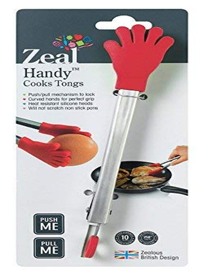 zeal Kitchen Innovations J130DISP 7" Silicone Handy Tong - Image 4