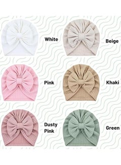 6 Pack Soft Turban Hats Beanies Bonnets For Baby Girls Newborns Infants Toddlers - pzsku/Z11A251446C9B8A596AE0Z/45/_/1725274548/d66e9071-dbdf-4bef-a9d7-bf7b97ac649f