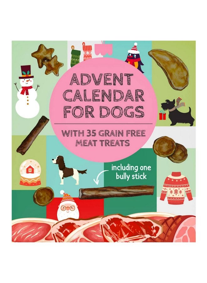 Advent Calendar for Dogs with 35 All-Natural Treats - Image 1