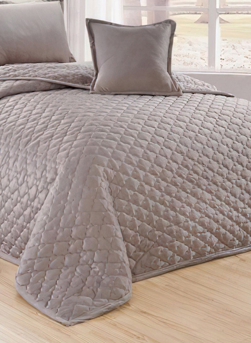 Sleep night Soft Velvet Comforter set, 6 Pcs Soft Bedding Set, King Size 220x240cm - Image 2