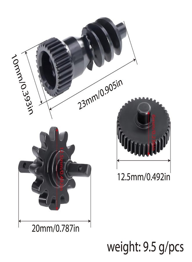 مجموعة تروس ناقل الحركة من الفولاذ الكربوني، موديل 0.3، لسيارات AXIAL 1/30 SCX30 فورد برونكو، جيب رانجلر JLU، K10 RC Crawlers - Image 2