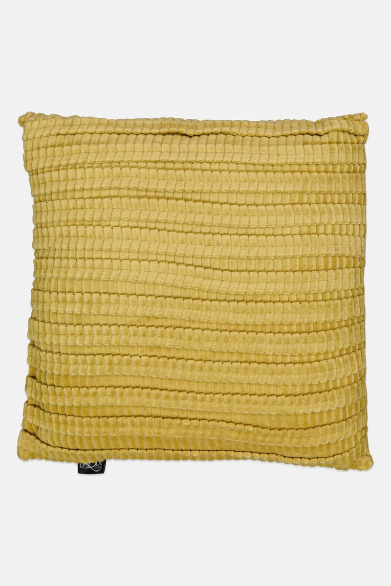 Unique Living Textured Dolf Cushion, Moss Green  - Image 1