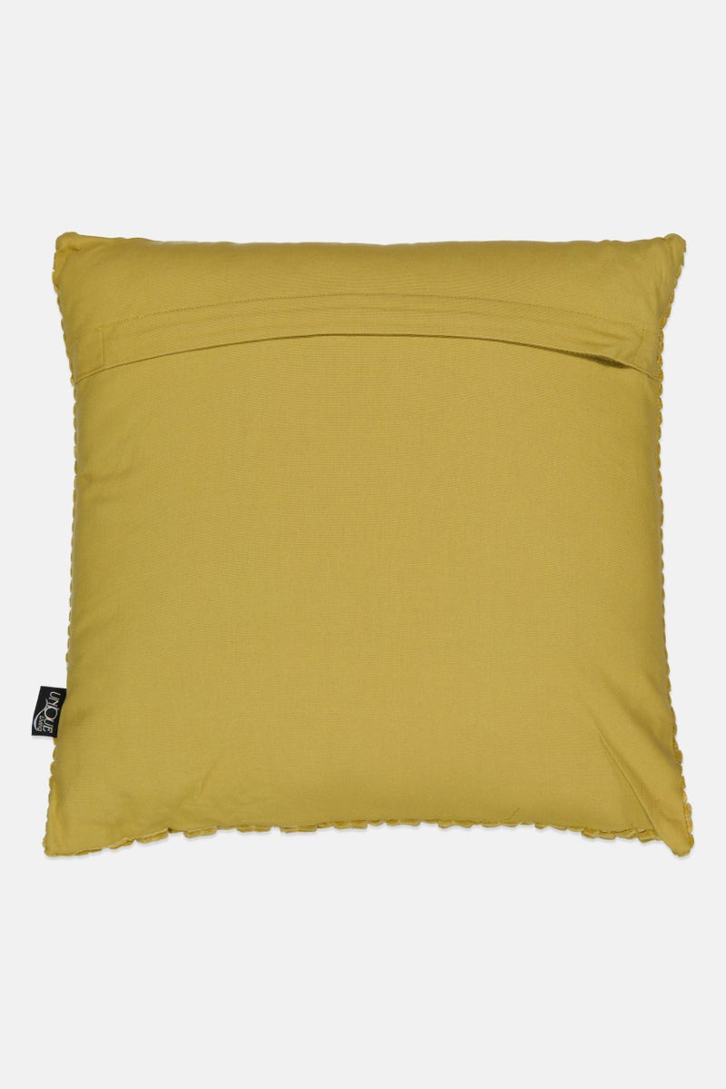 Unique Living Textured Dolf Cushion, Moss Green  - Image 2