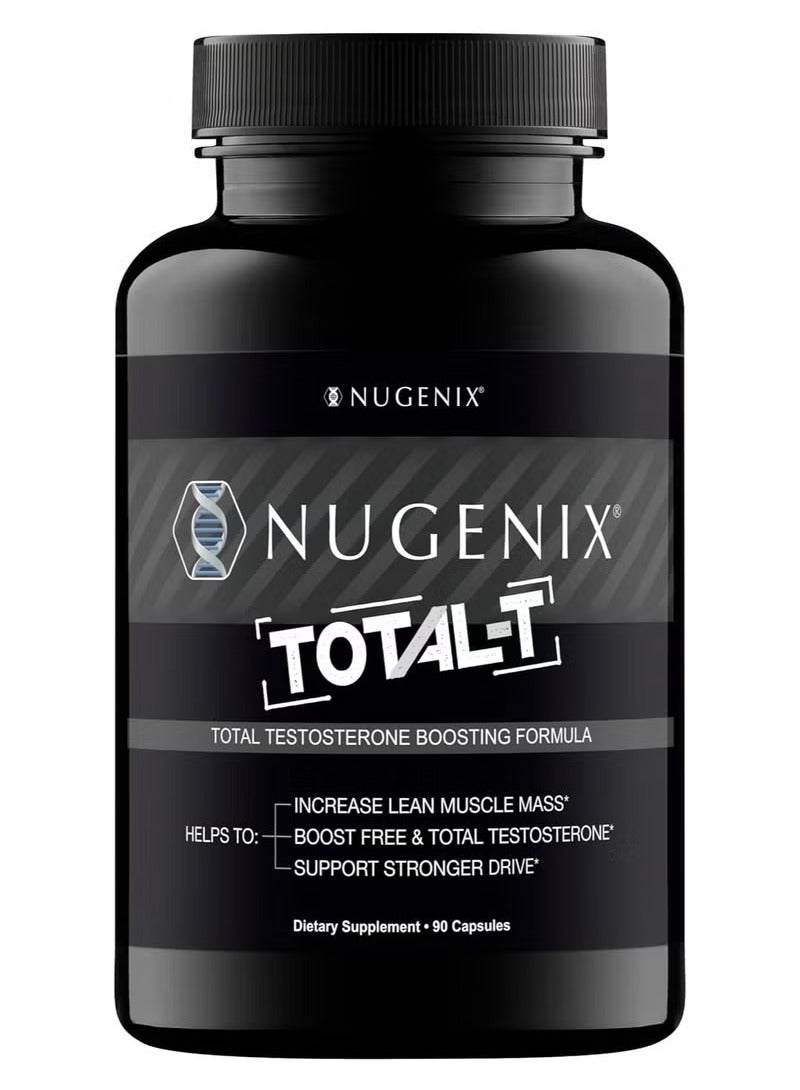 Nugenix Total-T, Free and Total Testosterone Booster Supplement for Men, 90 Capsules - Image 1
