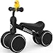Bobike Baby Balance Bike Toys for 1236 Months Kids Toy Boy Girls Gifts Toddler Best First Birthday Gift Children Walker No Pedal Infant 4 Wheels Bicycle Black - Image 3