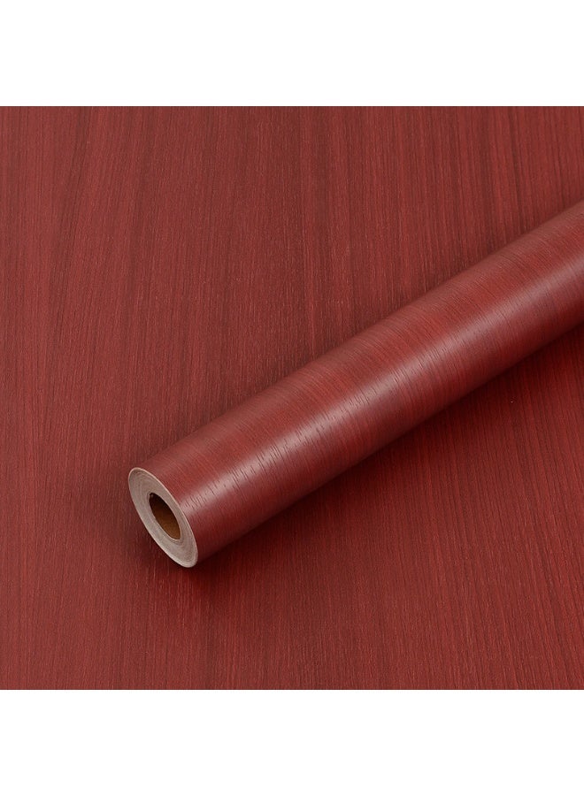 Anna 45cm x 2m Waterproof, Moisture-Proof, and Oil-Proof Faux Wood Grain Self-Adhesive Wallpaper for Home Renovation - Image 1