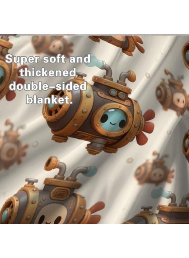 general Baby and children's cartoon flannel thin blanket (warm and comfortable, suitable for sleep, game use) 70cm*100cm - Image 5