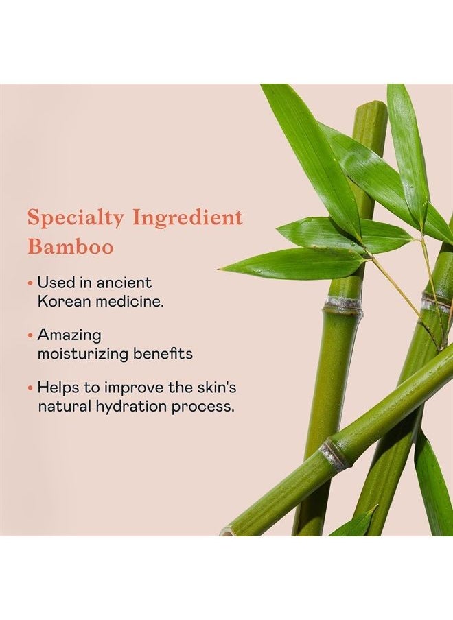 erborian Bamboo Super Serum - Hydrating Facial Serum with Hyaluronic Acid for Replenished, Moisturized & Radiant Skin- Long-Lasting Intense Hydration - Korean Skincare – 1 fl oz 
