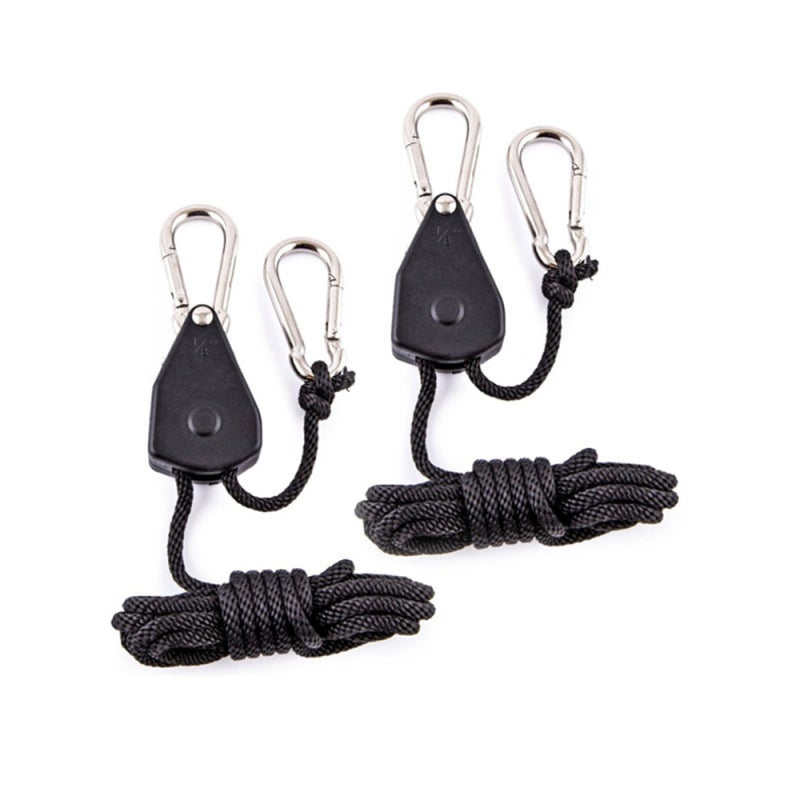 Camping Pulley 4 Inch - Upgraded Metal Wheel Max Load 68-75kg Adjustable Rope Buckle for Outdoor Camping, Light Lifting, Tent Guylines - Image 3