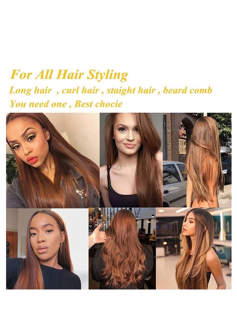 ELTRAZONE Heating Comb Straightener Electric Hot Comb Flat Iron Hair Straightening Brush Smoothing Iron Comb Hair Straightener Brush - Image 5