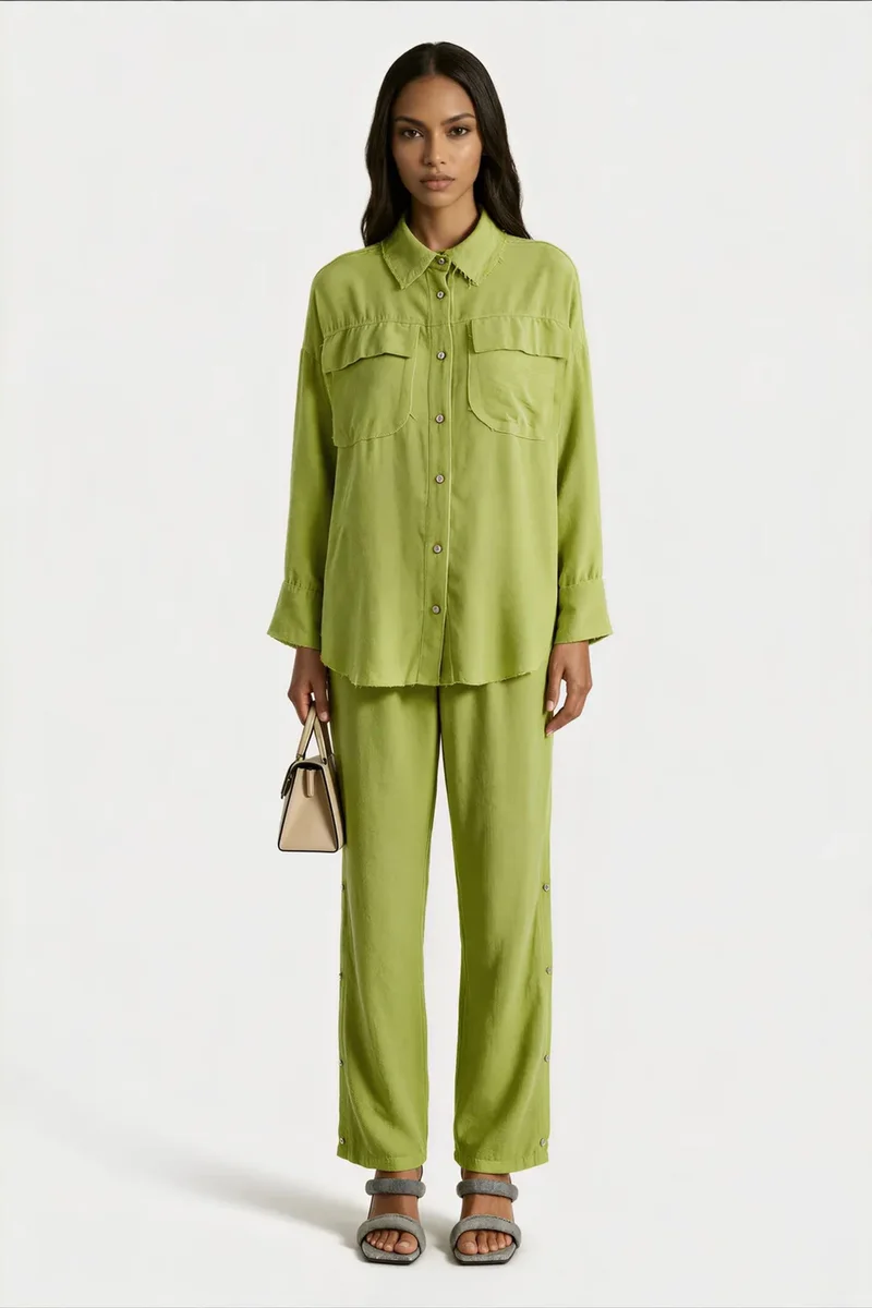 جينيفر Linen Cotton Suit Set