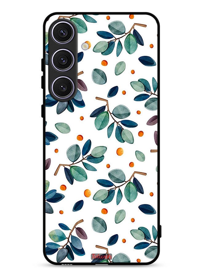 Tolwak Samsung Galaxy S25 FE Protective Case Cover Leaves - Image 1