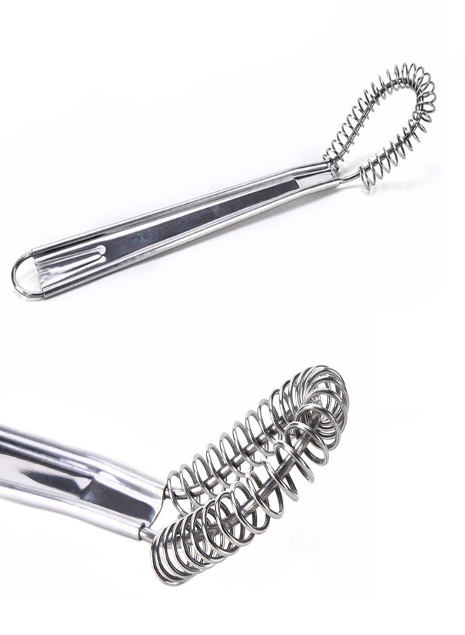 KAYCROWN Best Utensils Stainless Steel Mini Egg Whisk Beater Handheld Milk Frother Foamer Foaming Creamy Coffee Mixer Spring Sauce Blender Kitchen Accessories - Image 4