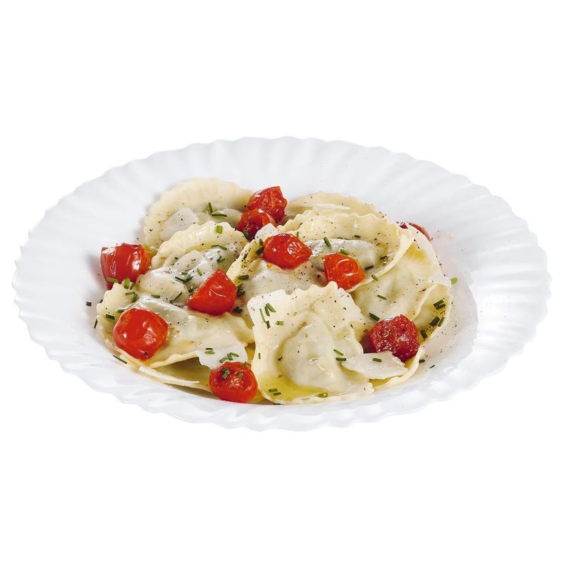 Crocera LaOpala Classique Deep Pasta Plate Set of 6 pcsPlainSnow White9 inchSoupRiceGravy Plate Microwave Safe Opalglass - Image 1