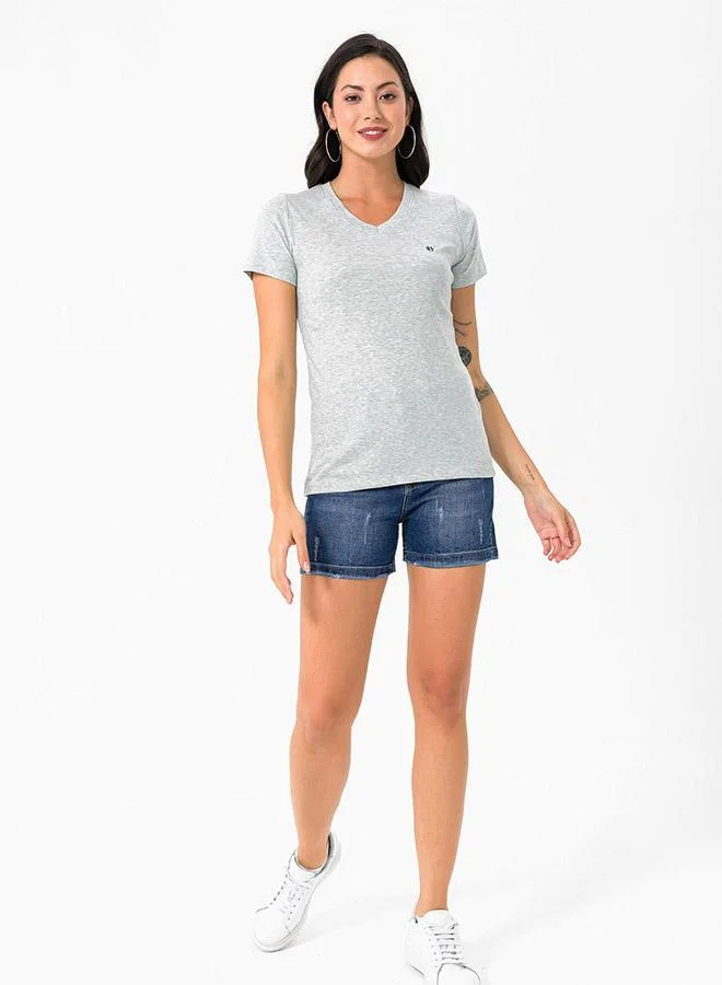 FELIX HARDY green V neck Tshirt for Women | Best Price UAE