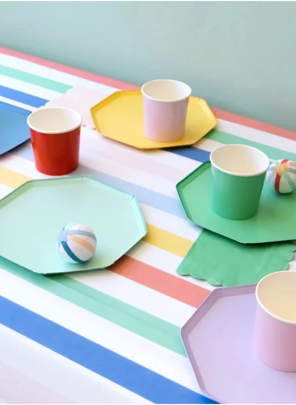 Meri Meri Multi Stripe Tablecloth