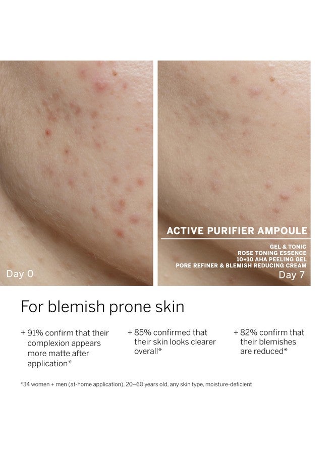 Babor Active Purifier Ampoule Concentrates For Face With Tea Tree Oil, Refine, Purify, Revitalize Dull And Dry Skin, Clean & Vegan, Results In 7 Days - Image 2