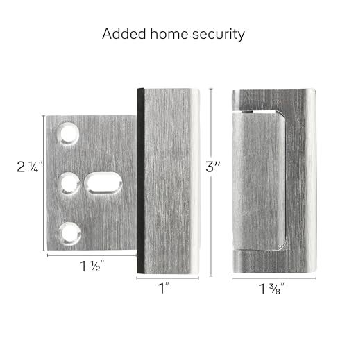 Master Lock Reinforcing Door Blocker for Entry Locations, Incremental Door Security, Child Proof Stopper for Toddler Safety 3 pk - Image 4