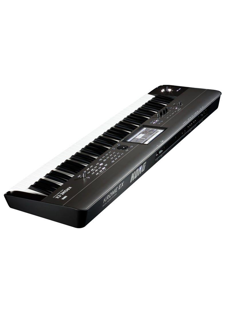 Korg KROME-88 EX Music Workstation | Krome Series | EDS-X Engine | 88-Key Natural Weighted Hammer Action | 4GB PCM Memory | 7-Inch TouchView | Black - Image 3
