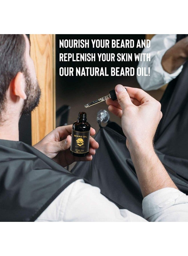 كلاراكو مجموعة فرشاة اللحية وماكينة قصها للرجال، صندوق هدايا للعناية باللحية مع زيوت اللحية، وزبدة البلسم، ومقص الحلاقة، وفرشاة الشارب وتشكيله وتقليمه، ومجموعات أدوات الحلاقة للذقن الجافة أو الرطبة - Image 5