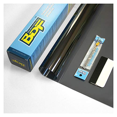 BDF NA05 Window Film Daytime Privacy and Sun Control Natural Black 5 (Very Dark) - 24in X 14ft - Image 2