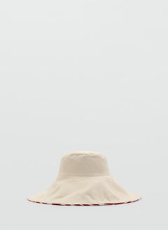 MANGO Reversible Zebra Bucket Hat  - Image 2