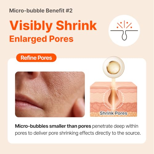MENOKIN 30 Seconds Quick Bubble Mask [LIFT] - [Collagen] & Niacinamide in Micro-bubbles for Anti Aging, Boost Elasticity, Fine Lines, Korean Glass Skin Care Essential, 70 Uses, 3.21 fl.oz - Image 5