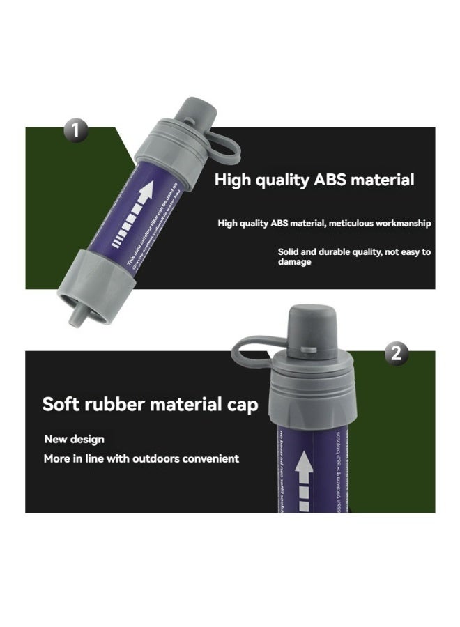 M MIAOYAN Portable Personal Water Filter Straw – 0.1 Micron Filtration, 5000L Capacity for Camping & Survival - Image 4