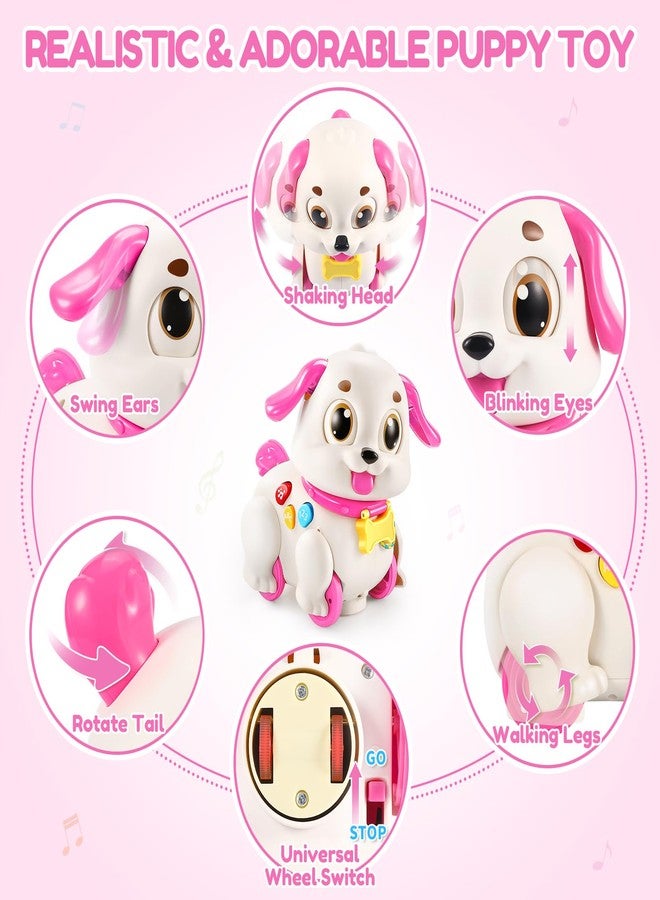 LUDILO Musical Puppy Toys for 1 Year Old Girl Gifts, Learning Educational Crawling Infant Baby Toy 6-12-18 Months, Pull Along Baby Toddler Girl Toys Gifts for 1 2 3 Year Old Girls 1st Birthday Present - Image 5