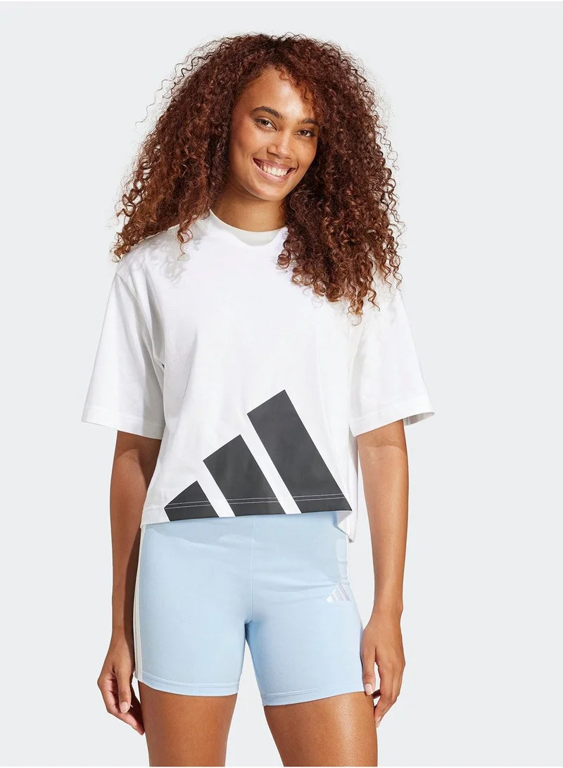 Adidas adidas essentials big logo boyfriend women graphic t-shirt