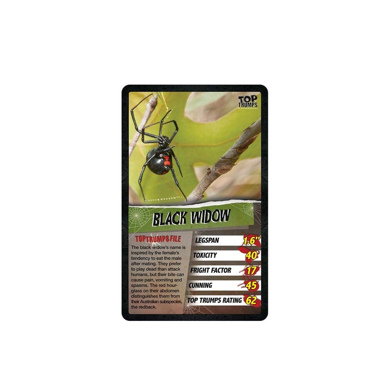 Top Trumps Card Game Spiders - Family Games for Kids and Adults - Learning Games - Kids Card Games for 2 Players and More - Kid War Games - Card Wars - for 6 Plus Kids - Image 4