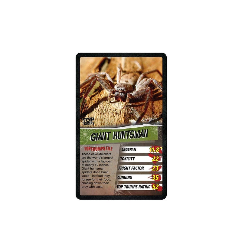 Top Trumps Card Game Spiders - Family Games for Kids and Adults - Learning Games - Kids Card Games for 2 Players and More - Kid War Games - Card Wars - for 6 Plus Kids - Image 3