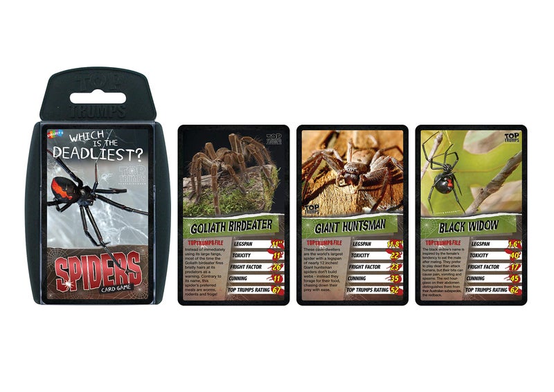 Top Trumps Card Game Spiders - Family Games for Kids and Adults - Learning Games - Kids Card Games for 2 Players and More - Kid War Games - Card Wars - for 6 Plus Kids - Image 5