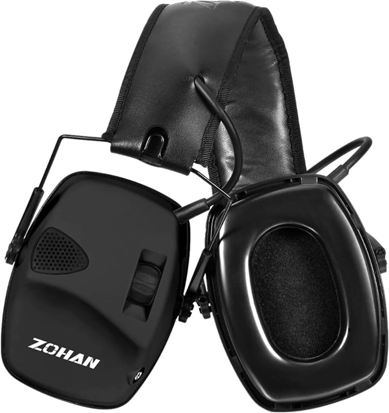 Zohan EM054 Electronic Ear Protection for Shooting Range with Sound Amplification Noise Reduction, Ear Muffs for Gun Range - Image 1