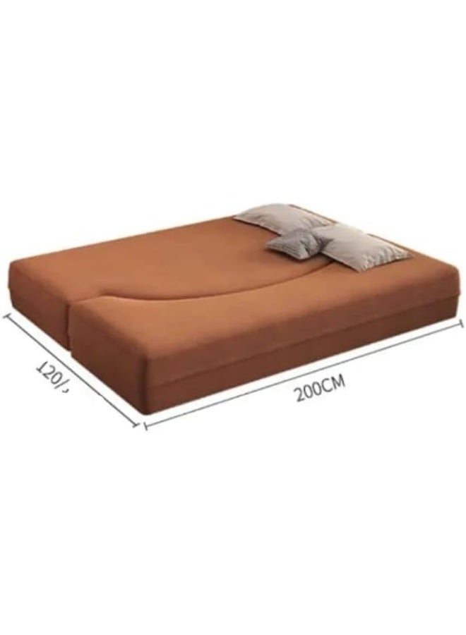 Modern Curved Foldable Sofa Bed - Image 2