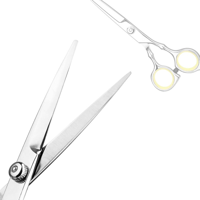 Himart Hair Cutting Scissors Professional Home Haircutting Barber Salon Thinning Shears Kit with Comb and Case for Men/Women Yellow - Image 4