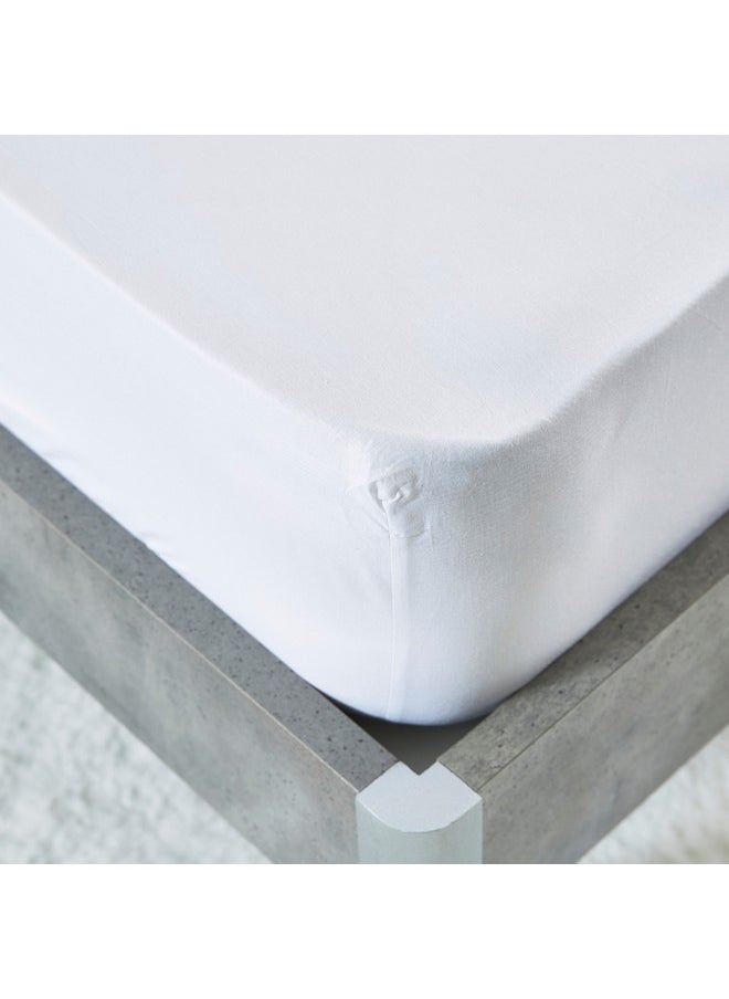 Home Box شيت مهاد مزدوج قطن صلب بالينا 200 x 33 x 120 سم  - Image 3