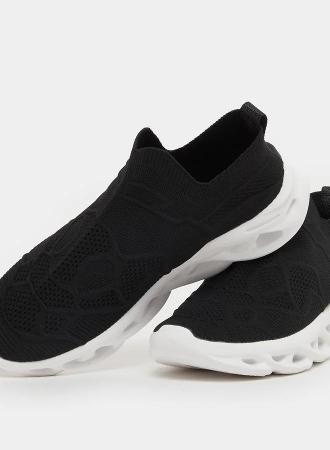 Styli Knit Sock Slip On Sneaker