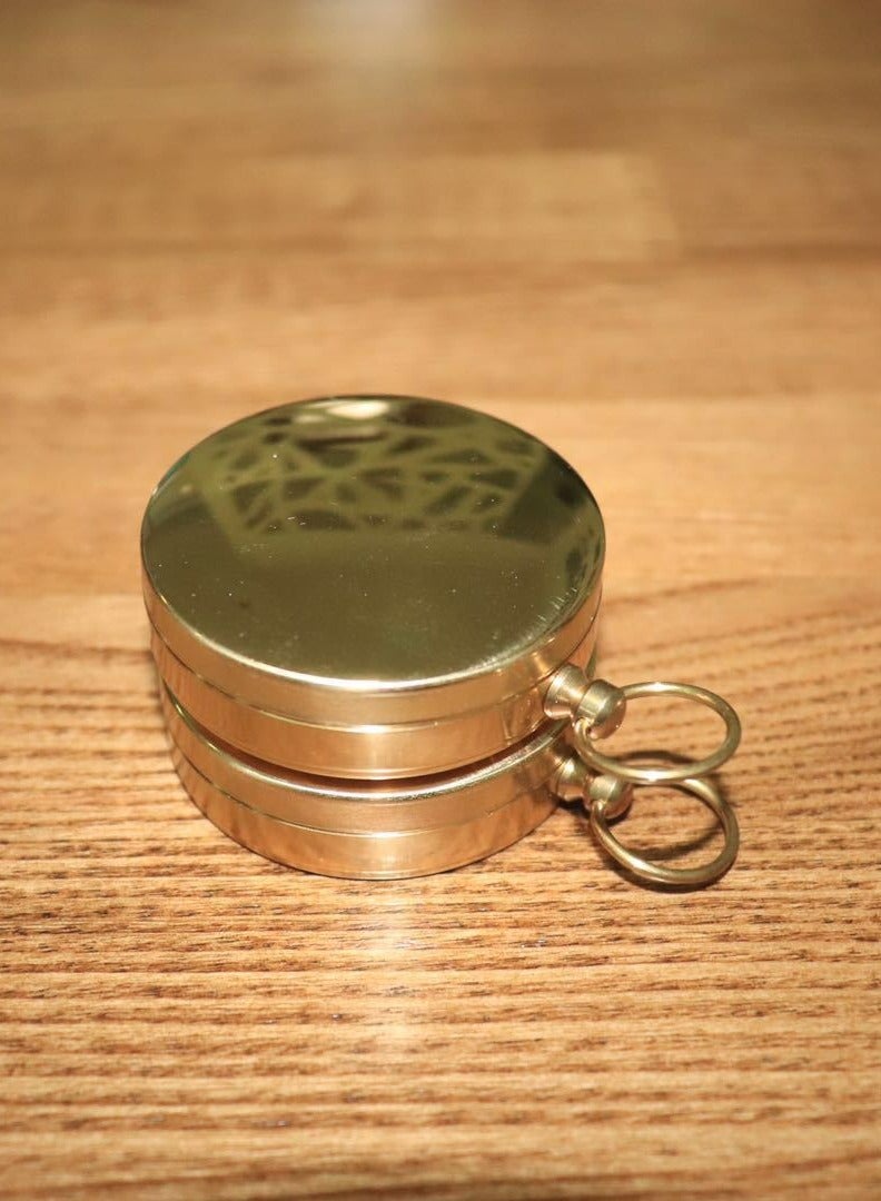 Sharpdo Pure Copper Compass Pocket Watch Flap Outdoor Mountaineering Multi-Function With Cover For Luminescence - Image 5