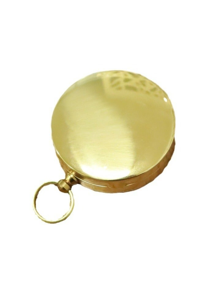 Sharpdo Pure Copper Compass Pocket Watch Flap Outdoor Mountaineering Multi-Function With Cover For Luminescence - Image 3