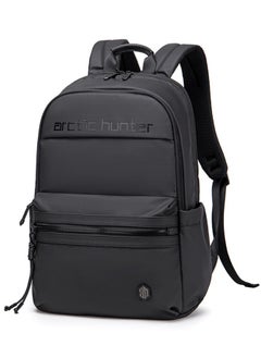 ARCTIC HUNTER B00536 15.6-Inch Laptop Casual Multi-Function Oxford Waterproof Backpack Bag, Black  - Image 1