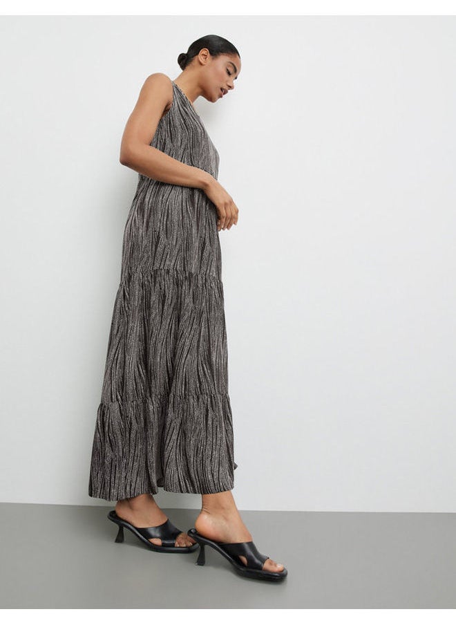 GERRY WEBER فستان ماكسي بدون أكمام مع لمسة نهائية من الساتان  - Image 3