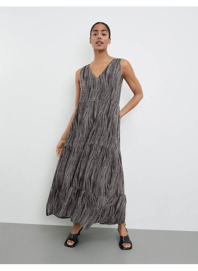 GERRY WEBER فستان ماكسي بدون أكمام مع لمسة نهائية من الساتان  - Image 5