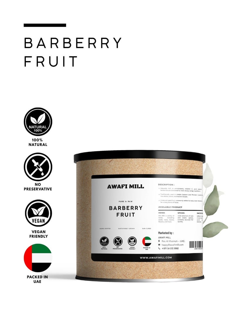 أباميك زعفران مجفف (زرشك) من مطحنة عوافي | توت أحمر ياقوتيّ لاذع لأرز الزعفران الفارسي، وأرز البيلاف، والسلطات | نكهة حامضة فاكهية زاهية | مناسب للطعام - ١٠٠ غرام | ٣٫٥ أونصة - Image 2