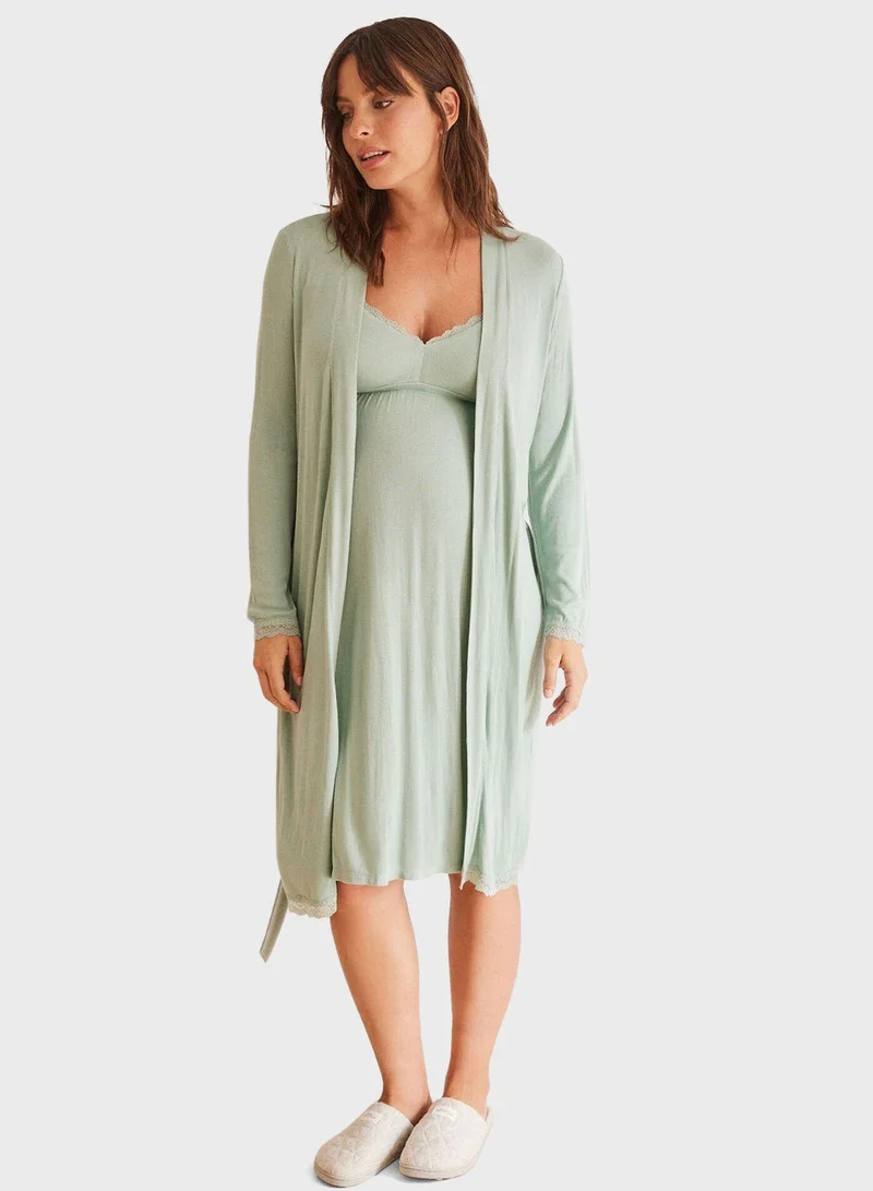 ومن سيكريت Tie Detail Robe