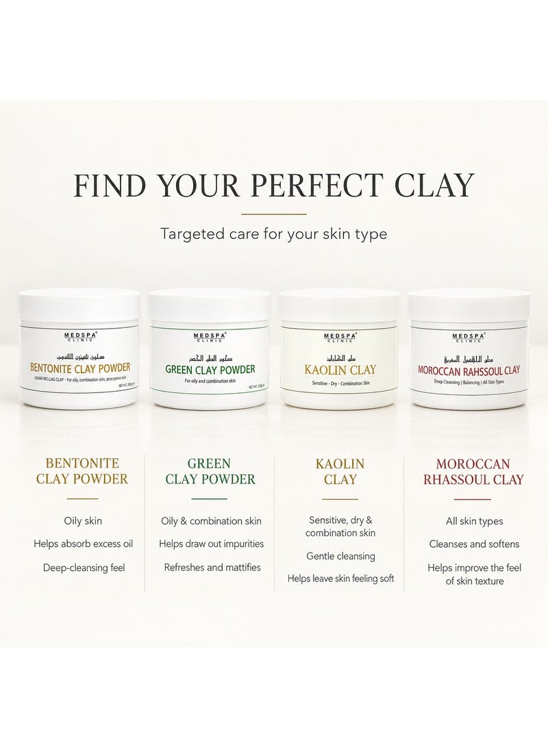 MedspaClinic 100% Natural Moroccan Rhassoul Mineral Clay for Face, Hair & Body - Image 5